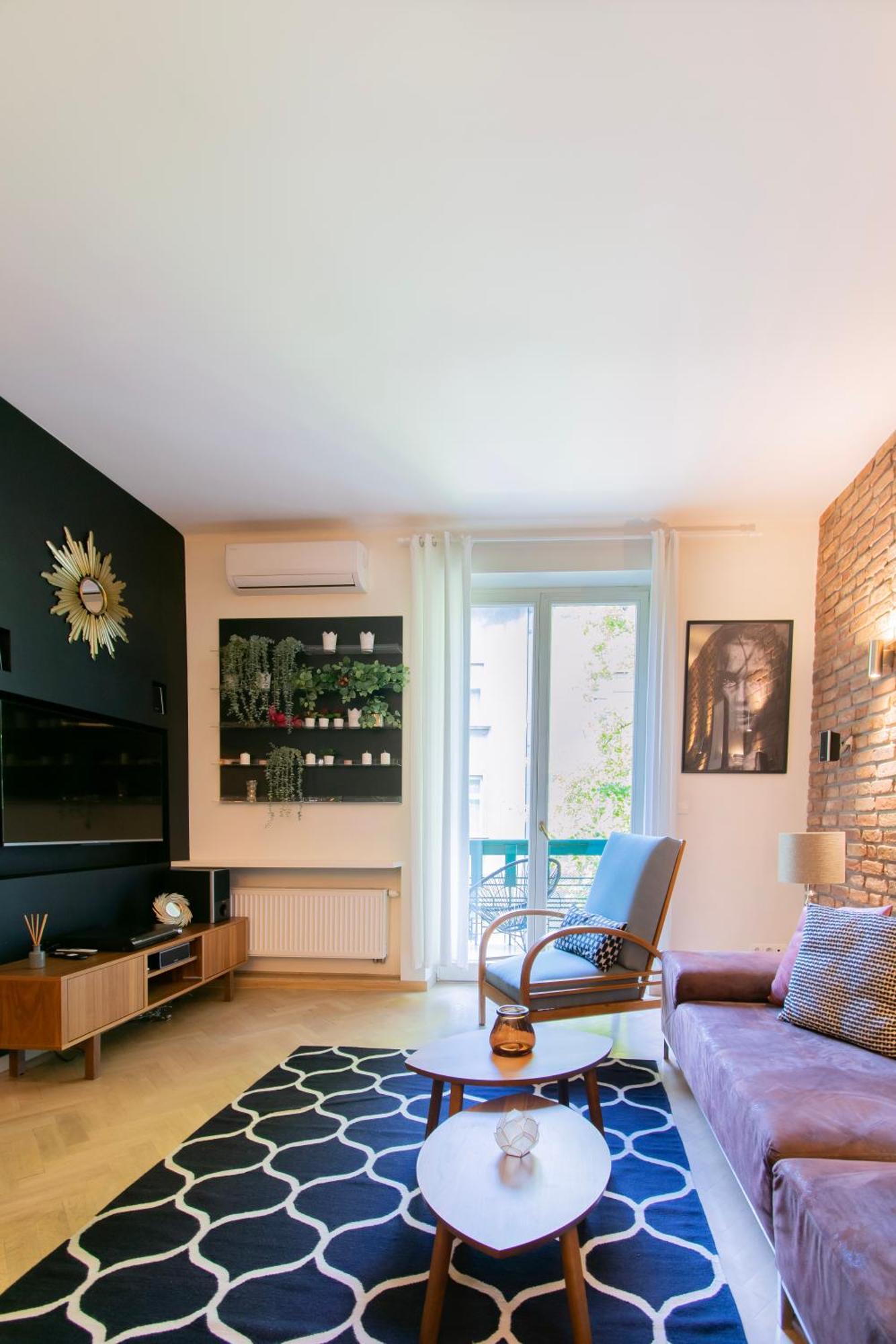 Spacious 3Br Apartment With Ac In Living Room, 2 Balconies Krakow Exterior photo